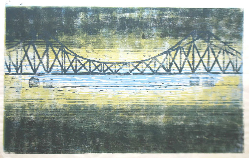 Wasser und Erde mit Glinicker Brücke, 2007